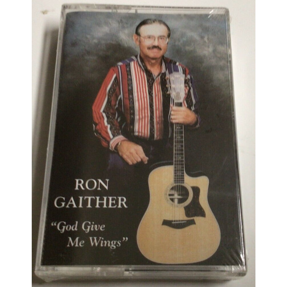 Sealed Cassette Tape Ron Gaither God Give Me Wings Bakersfield California 899A - Picture 1 of 2